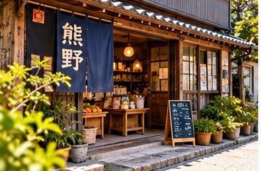 のれんのかかった地元のお店のイメージ